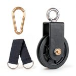 Monfasye Snatch Block Pulley Stainless Steel 360 Rotation-0