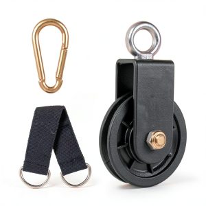 Monfasye Snatch Block Pulley Stainless Steel 360 Rotation-0