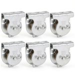 ABuff Zinc Plated Wall Mount Pulley 6 Pack 190kg Capacity-0