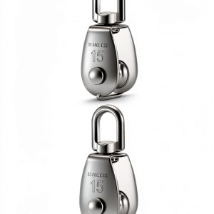 Dorhea Snatch Rigging Block Stainless Steel 360 Rotation-0