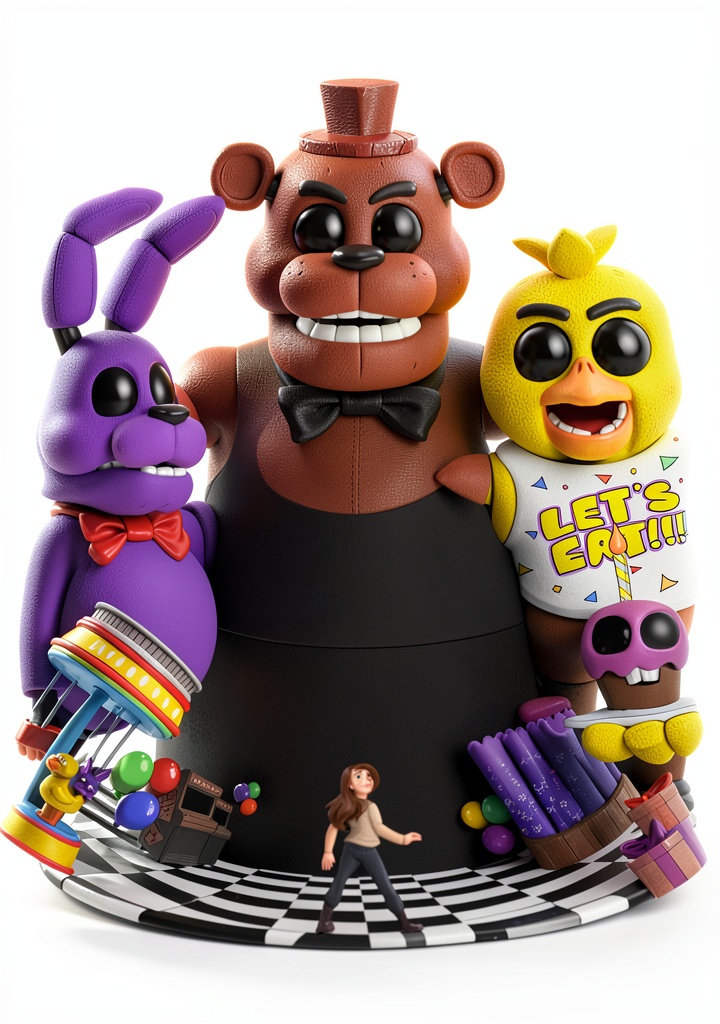 Five Nights at Freddys graphic novel cover showcasing eerie character illustrations