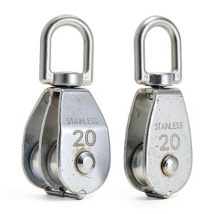 PATIKIL Snatch Block 304 Stainless Steel Pulley Rigging-0