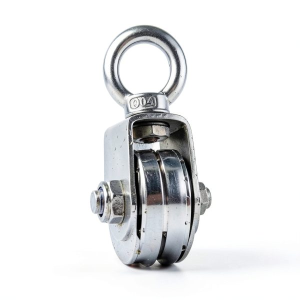 SHINICO Double Pulley Block 48MM Stainless Steel 4:1 Lifting-5
