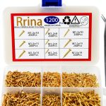 Small Tiny Nails 1200Pcs Brass Plated M1.2/1.5 Assortment Kit-0