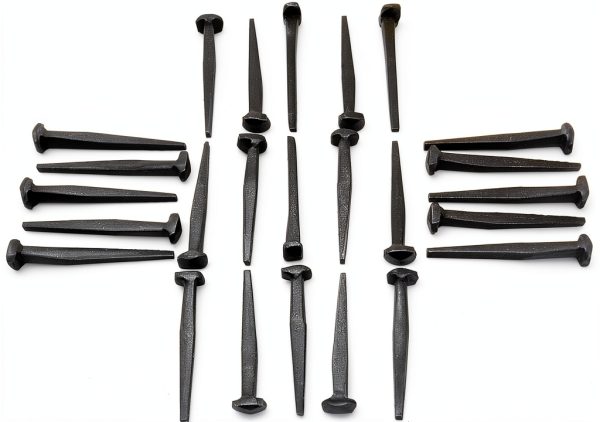 Metal Magery 2" Wrought Head Nails Decorative Antique Rose Head Nail QTY: 25-2