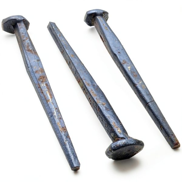 OLD NAIL SOURCE 2.5" Wrought Head Rose Nail - 10 Pack Burlap Bag-3