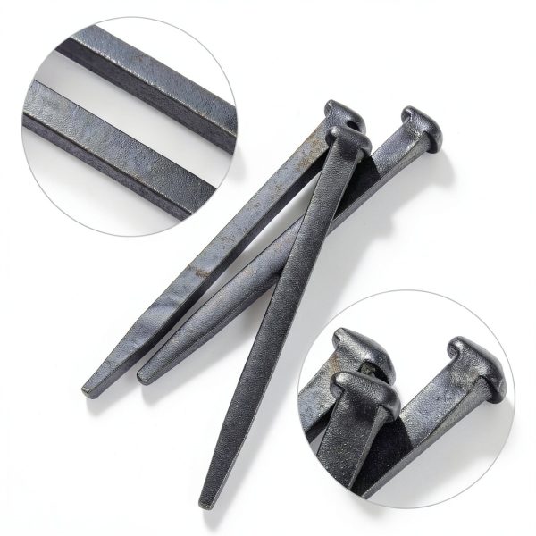 Crucifix Iron Nails 6 Inch by Sosation Roman Flat Head Metal Replicas-2