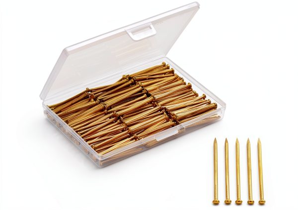 Mr Pen Hardware Nails 240 pcs Gold 1.5 Inch Finishing Nails-2