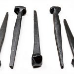 Metal Magery 2" Wrought Head Nails Decorative Antique Rose Head Nail QTY: 25-0