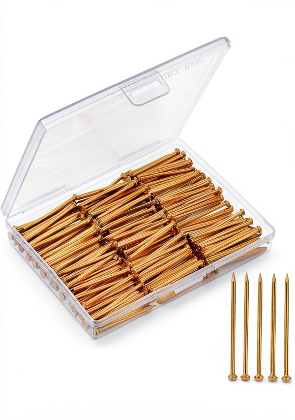 Mr Pen Hardware Nails 240 pcs Gold 1.5 Inch Finishing Nails-0