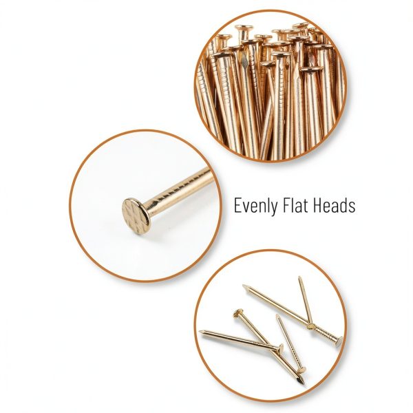 Mr Pen Hardware Nails 240 pcs Gold 1.5 Inch Finishing Nails-3