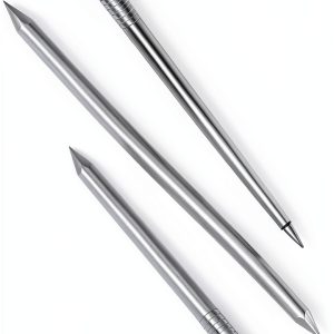 3 Inch Hardware Nails by Etauwe Stainless Steel Flat Nails 50pcs-0